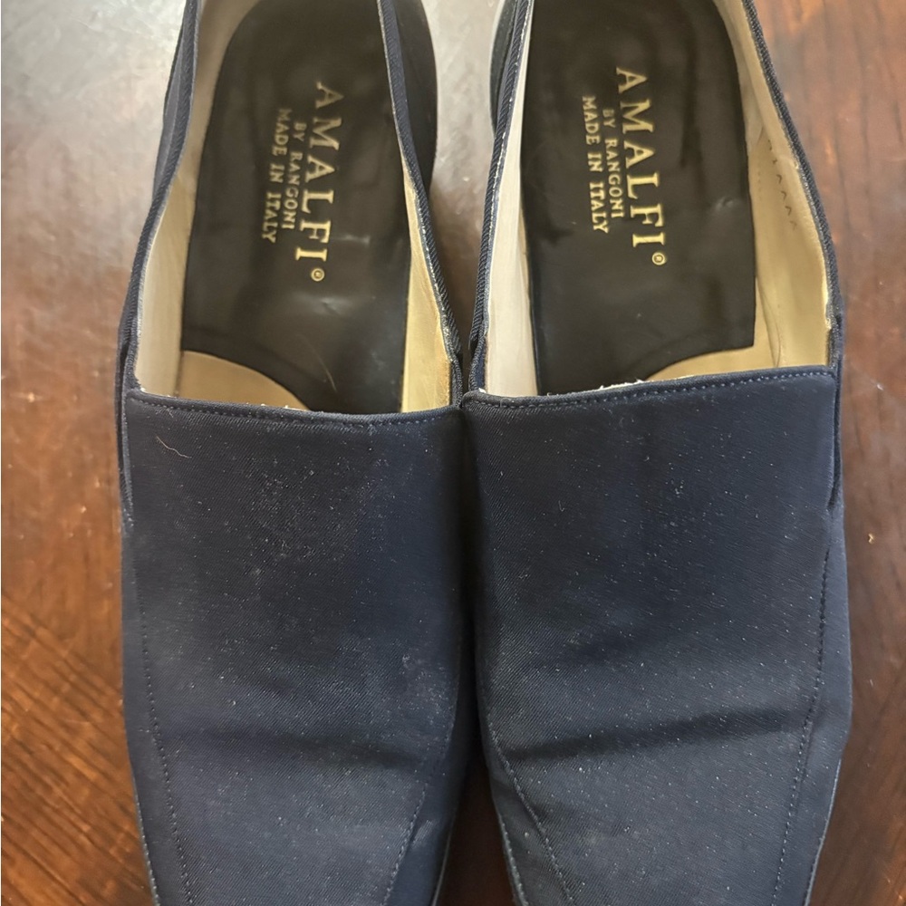 Amalfi Navy Loafers